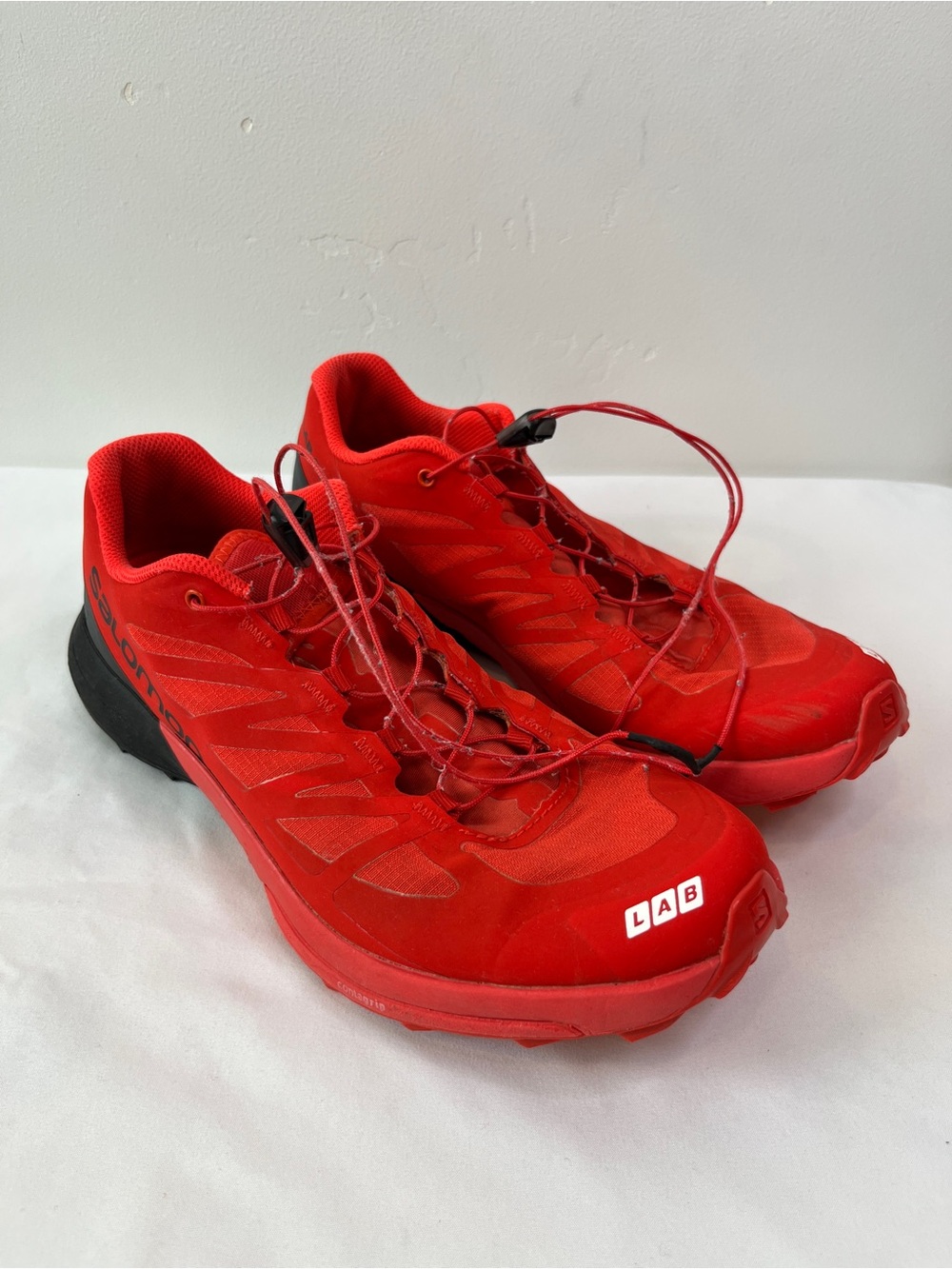 Salomon S-Lab Sense 6 SG Red Trail Running Shoes 391772 Mens 8 Womens 9
